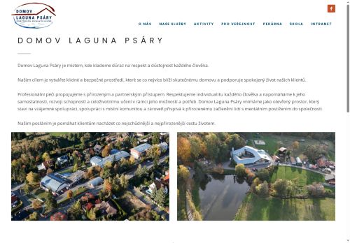 Webové stránky Základní škola a Praktická škola Psáry, příspěvková organizace, Psáry