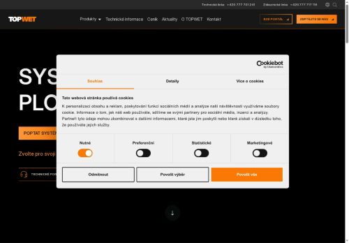 Zobrazit webové stránky TOPWET s.r.o.
