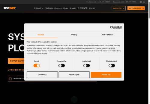 Zobrazit webové stránky TOPWET s.r.o.