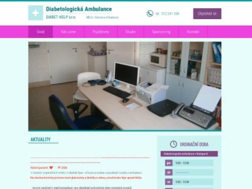 Diabetologická ambulance DIABET HELP s.r.o. - MUDr. Romana Urbanová