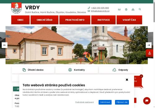 Zobrazit webové stránky Obecní úřad Vrdy