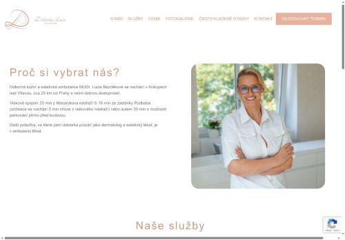 Zobrazit webové stránky Kožní ordinace - MUDr. Lucie Bezděková