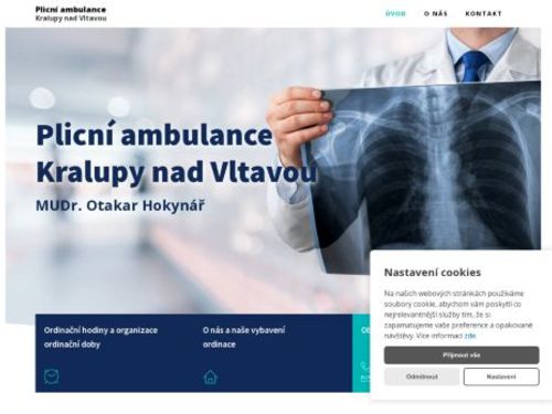 Plicní ambulance - MUDr. Otakar Hokynář