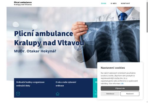 Zobrazit webové stránky Plicní ambulance - MUDr. Otakar Hokynář