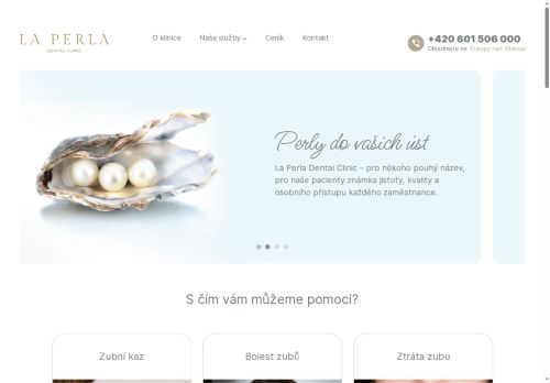 Zobrazit webové stránky Stomatologie - La Perla Dental Clinic