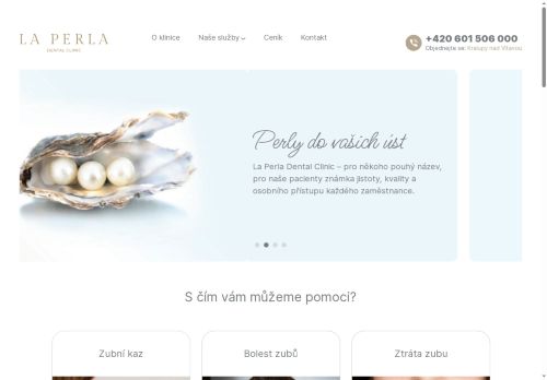 Zobrazit webové stránky Stomatologie - La Perla Dental Clinic