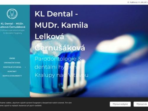 Stomatologie a parodontologie - KL Dental - MUDr. Kamila Lelková Černušáková