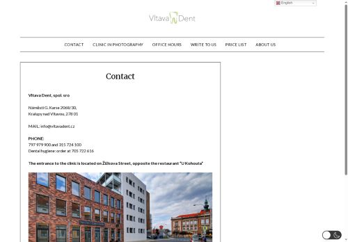 Zobrazit webové stránky Stomatologie Vltava Dent - MUDr. Sabina Pospíšilová