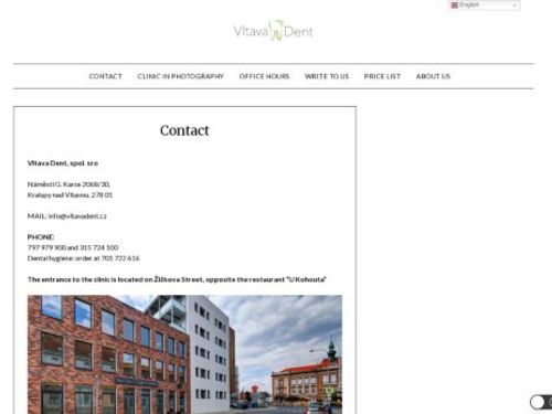 Stomatologie Vltava Dent - MUDr. Sabina Pospíšilová