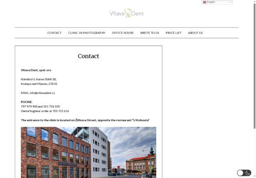 Zobrazit webové stránky Stomatologie Vltava Dent - MUDr. Sabina Pospíšilová