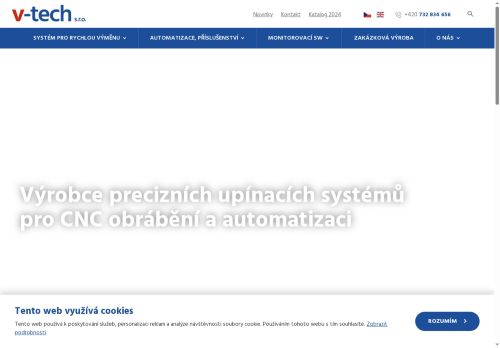 v-tech s.r.o. nabízí práci na pozici OBSLUHA/SEŘIZOVAČ CNC STROJE v obci Přerov nad Labem