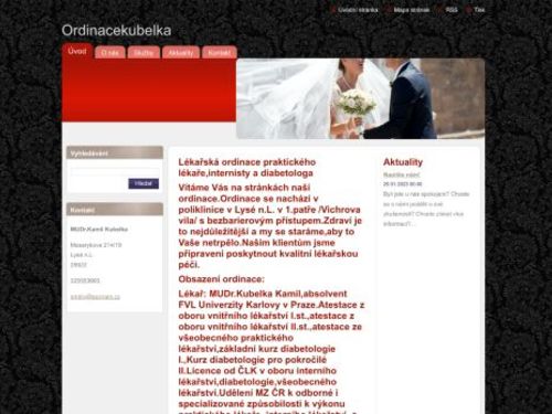 Ordinace praktického lékaře pro dospělé, internisty a diabetologa - MUDr. Kamil Kubelka