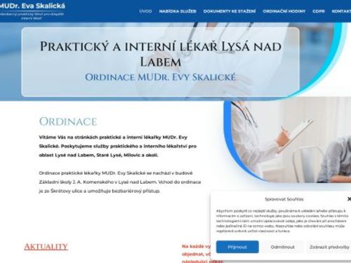 Praktický lékař pro dospělé a interní lékař - MUDr. Eva Skalická