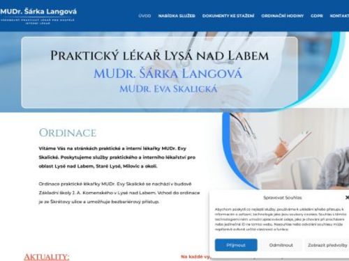 Praktický lékař pro dospělé a interní lékař - MUDr. Eva Skalická