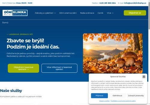 Zobrazit webové stránky Oční klinika Horní Počernice - pobočka Lysá nad Labem