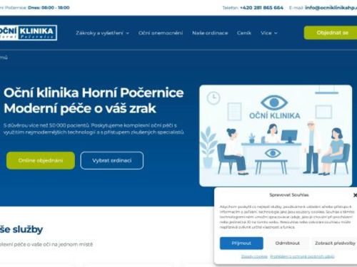 Oční klinika Horní Počernice - ordinace Mělník