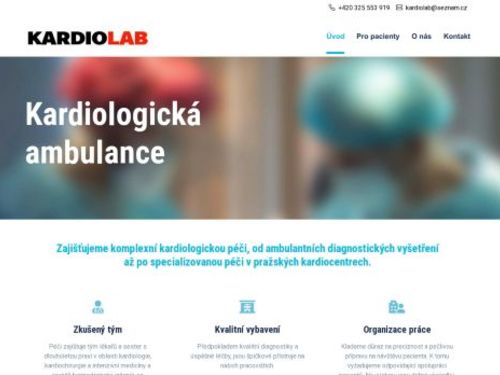 Kardiologická ambulance KardioLab - MUDr. Severyn Romaniv, MUDr. Jevgenija Vymětalová, Ph.D.