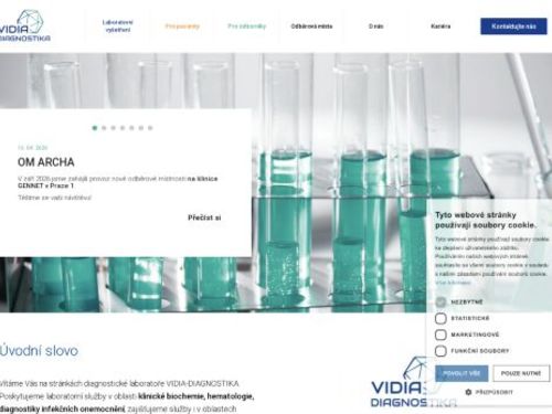 VIDIA-DIAGNOSTIKA - odběrové místo Poděbrady