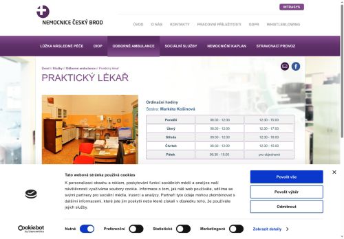 Zobrazit webové stránky Praktický lékař pro dospělé - MUDr. Kateřina Seimlová