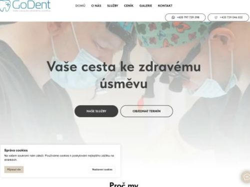 Zubní ordinace GoDent - Ievgen Sych, Volodymyr Soroka