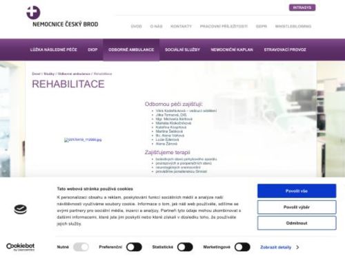 Rehabilitační lékařka - MUDr. Monika Hliněná