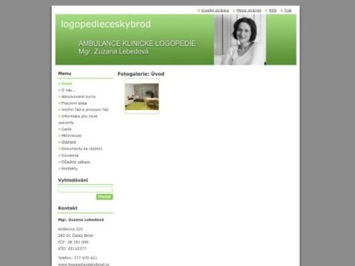 Ambulance klinické logopedie - Mgr. Zuzana Lebedová