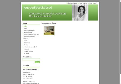 Zobrazit webové stránky Ambulance klinické logopedie - Mgr. Zuzana Lebedová