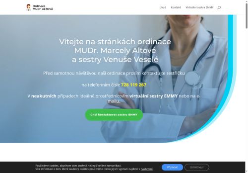 Zobrazit webové stránky Praktický lékař pro dospělé - MUDr. Marcela Altová