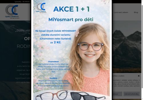 Zobrazit webové stránky Oční ordinace - optika Cihlářová