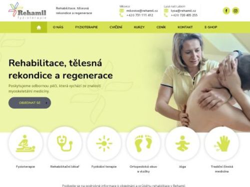 Rehamil - rehabilitační lékařka MUDr. Michaela Poršová