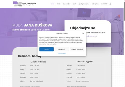 Zobrazit webové stránky Zubní ordinace - MUDr. Jana Dušková