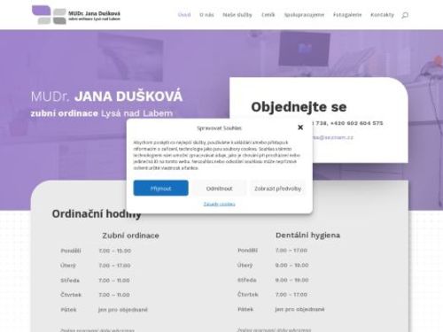 Zubní ordinace - MUDr. Jana Dušková