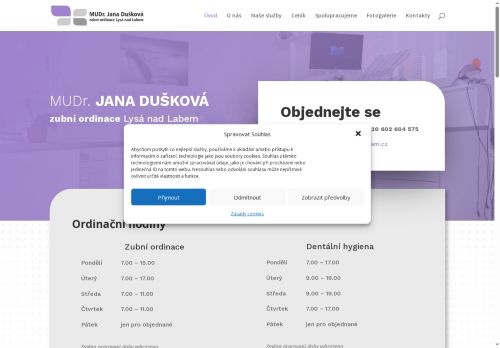 Zobrazit webové stránky Zubní ordinace - MUDr. Jana Dušková