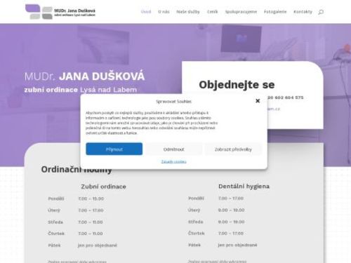 Zubní ordinace - MUDr. Jana Dušková