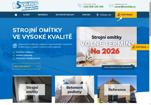 HŠ OMÍTKY s.r.o. nabízí práci na pozici Kvalifikovaní stavební dělníci hlavní stavební výroby v obci Praha