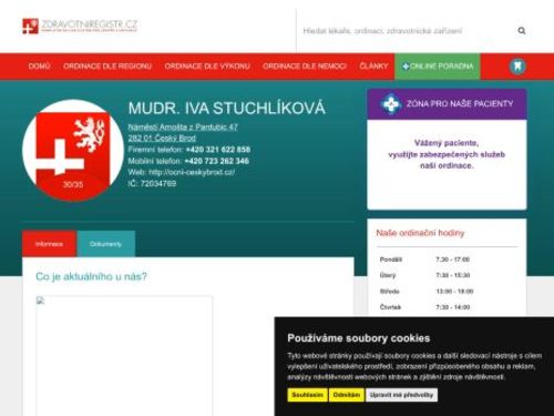 Oční ordinace - MUDr. Iva Stuchlíková