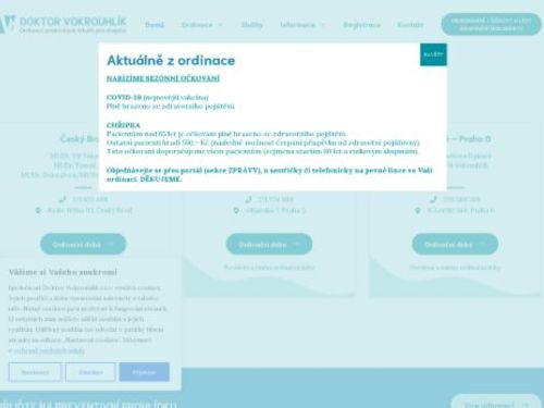 Praktický lékař pro dospělé Doktor Vokrouhlík s.r.o. - MUDr. A. Frašková, MUDr. V. Vokrouhlík