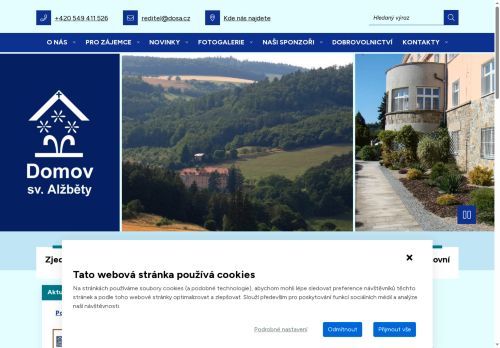 Zobrazit webové stránky Domov sv. Alžběty