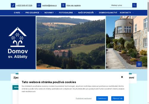 Zobrazit webové stránky Domov sv. Alžběty