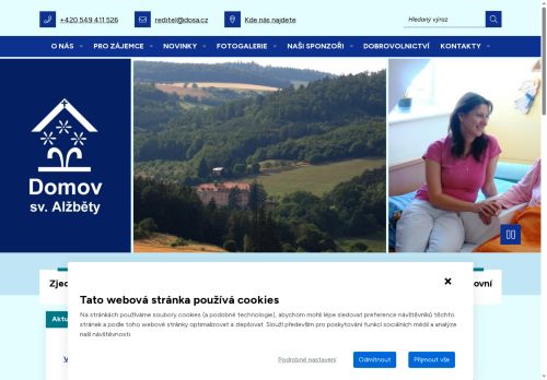Zobrazit webové stránky Domov sv. Alžběty