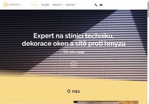 Zobrazit webové stránky Domonta