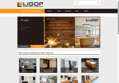 Zobrazit webové stránky LIGOP s.r.o. - kuchyně a nábytek