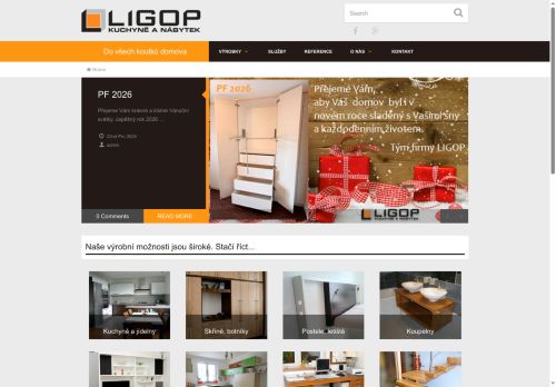 Zobrazit webové stránky LIGOP s.r.o. - kuchyně a nábytek