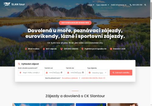 Zobrazit webové stránky SLAN tour, s.r.o.
