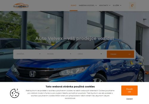 Zobrazit webové stránky Auto Velvex