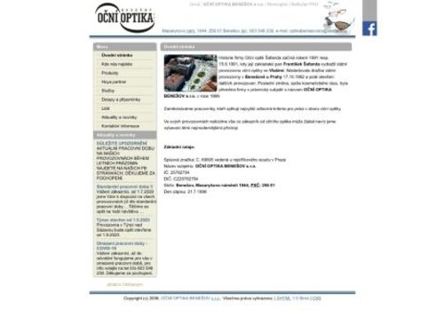 Oční optika Benešov