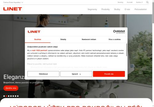 Zobrazit webové stránky L I N E T spol. s r.o.
