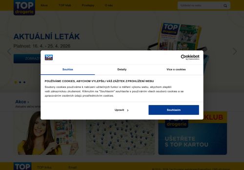 Zobrazit webové stránky TOP drogerie