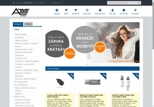 Zobrazit webové stránky ABS Import s.r.o.