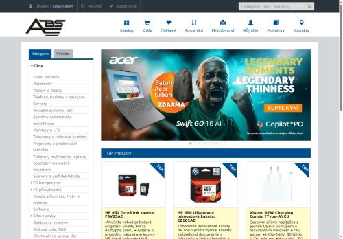 Zobrazit webové stránky ABS Import s.r.o.